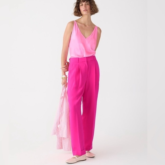 J. Crew Pants & Jumpsuits 8 J Crew Wide Leg Essential Pant Crepe